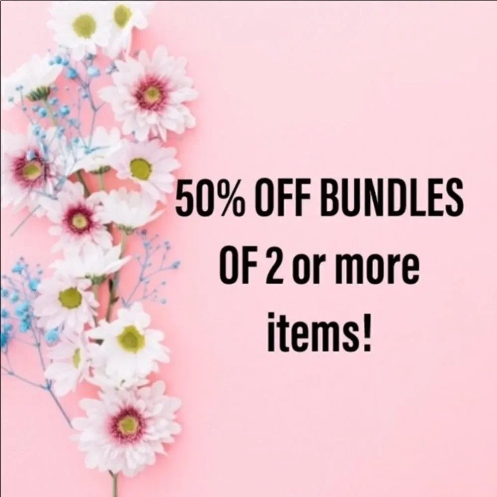 Bundle any 2 items and save 50% off!! - Picture 1 of 13